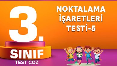 NOKTALAMA İŞARETLERİ TESTİ-5