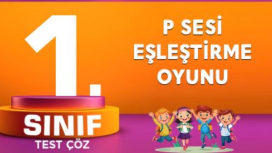 P SESİ EŞLEŞTİRME OYUNU