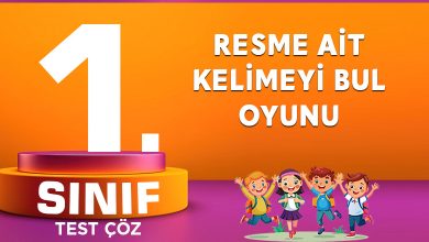 RESME AİT KELİMEYİ BUL OYUNU