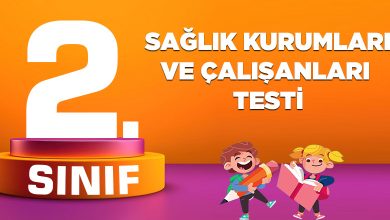 SAĞLIK KURUMLARI VE ÇALIŞANLARI TESTİ