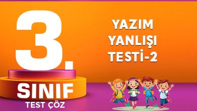 YAZIM YANLIŞI TESTİ-2