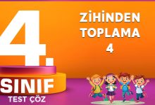 ZİHİNDEN TOPLAMA - 4