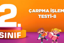ÇARPMA İŞLEMİ TESTİ-8
