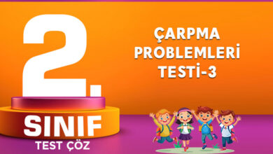 Çarpma Problemleri Testi-3