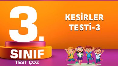 KESİRLER TESTİ-3