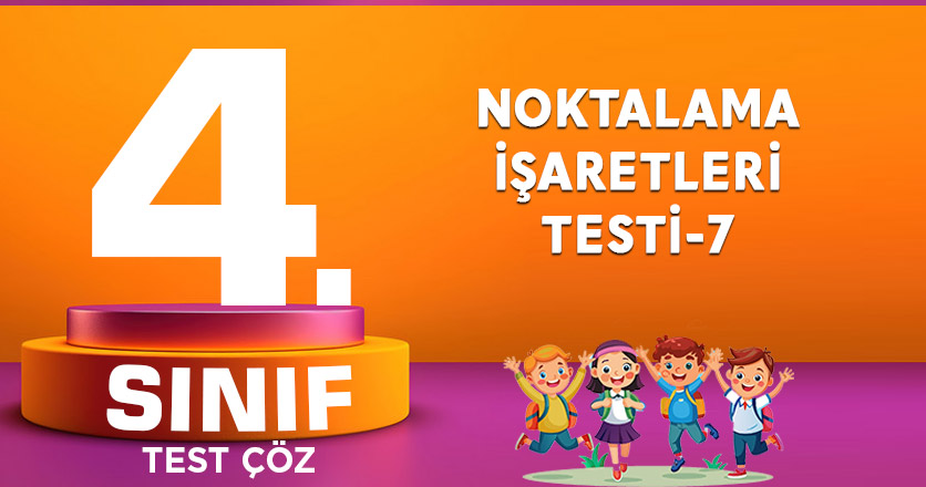 NOKTALAMA İŞARETLERİ TESTİ-7