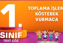 TOPLAMA İŞLEMİ KÖSTEBEK VURMACA