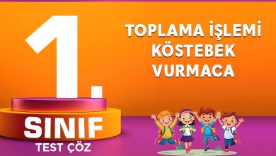 TOPLAMA İŞLEMİ KÖSTEBEK VURMACA