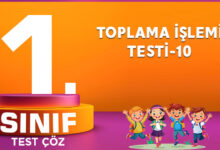 TOPLAMA İŞLEMİ TESTİ-10