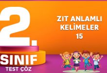 ZIT ANLAMLI KELİMELER-15