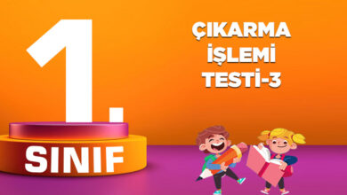 ÇIKARMA İŞLEMİ TESTİ-3