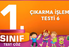 ÇIKARMA İŞLEMİ TESTİ 6