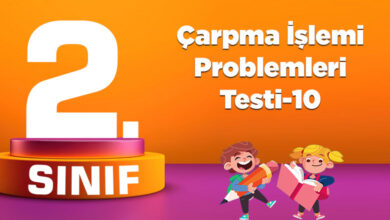 Çarpma İşlemi Problemleri Testi-10