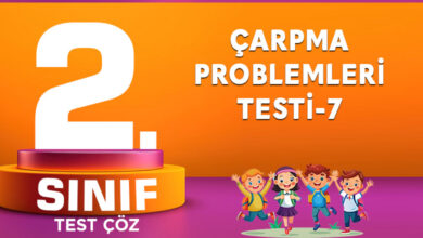 Çarpma Problemleri Testi-7