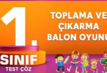 TOPLAMA VE ÇIKARMA BALON OYUNU
