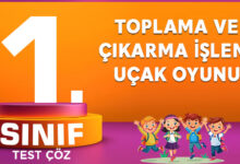 TOPLAMA VE ÇIKARMA İŞLEMİ UÇAK OYUNU