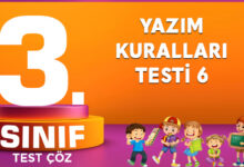 YAZIM KURALLARI TESTİ 6