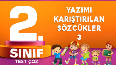 YAZIMI KARIŞTIRILAN SÖZCÜKLER 3