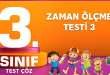 ZAMAN ÖLÇME TESTİ 3