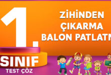 ZİHİNDEN ÇIKARMA BALON PATLATMA