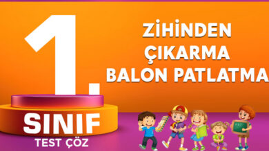 ZİHİNDEN ÇIKARMA BALON PATLATMA