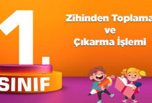Zihinden Toplama ve Çıkarma İşlemi
