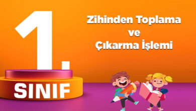 Zihinden Toplama ve Çıkarma İşlemi