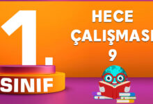 1. Sınıf Hece Çalışması 9