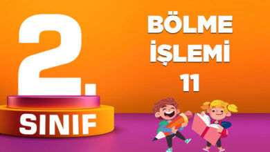 2. SINIF BÖLME İŞLEMİ 11