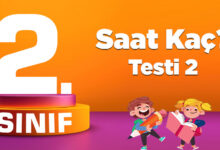 2. Sınıf Saat Kaç? Testi 2