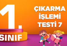 ÇIKARMA İŞLEMİ TESTİ 7