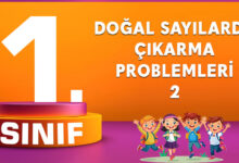 Doğal Sayılarda Çıkarma Problemleri 2