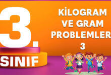 KİLOGRAM VE GRAM PROBLEMLERİ 3