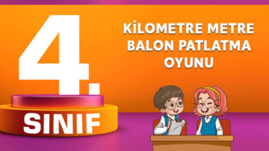 Kilometre Metre Balon Patlatma Oyunu