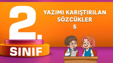 YAZIMI KARIŞTIRILAN SÖZCÜKLER 5