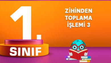 ZİHİNDEN TOPLAMA İŞLEMİ 3