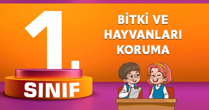 1. Sınıf Bitki ve Hayvanları Koruma