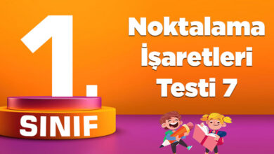 1. Sınıf Noktalama İşaretleri 7