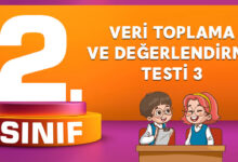 2. Sınıf Veri Toplama ve Değerlendirme Testi 3