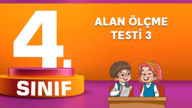Alan Ölçme Testi 3