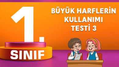 Büyük Harflerin Kullanımı Testi 3