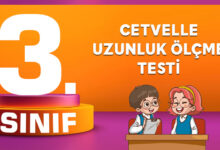 Cetvelle Uzunluk Ölçme Testi