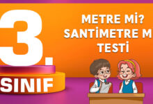 Metre mi? Santimetre mi? Testi