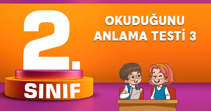 OKUDUĞUNU ANLAMA TESTİ 3