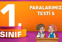 Paralarımız Testi 5