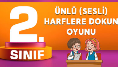 Ünlü (Sesli) Harflere Dokun Oyunu