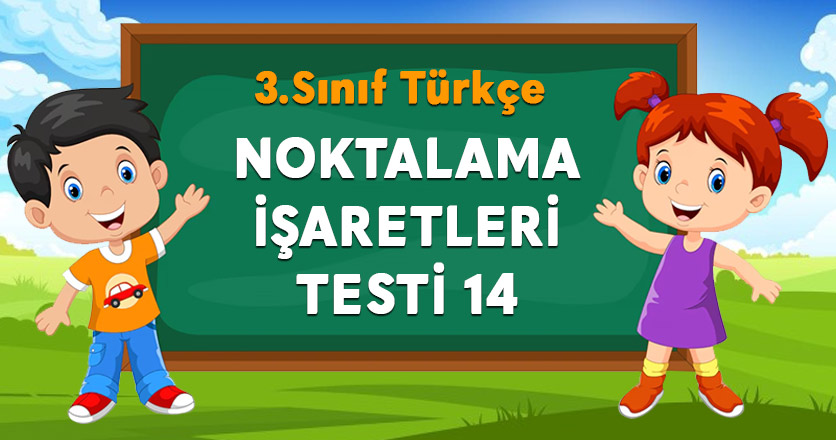NOKTALAMA İŞARETLERİ TESTİ 14