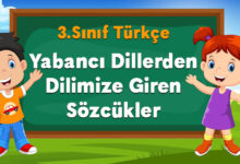 Yabancı Dillerden Dilimize Giren Sözcükler