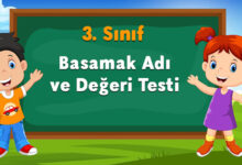 Basamak Adı ve Değeri Testi