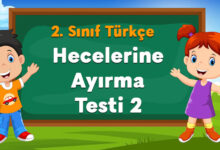 Hecelerine Ayırma Testi 2